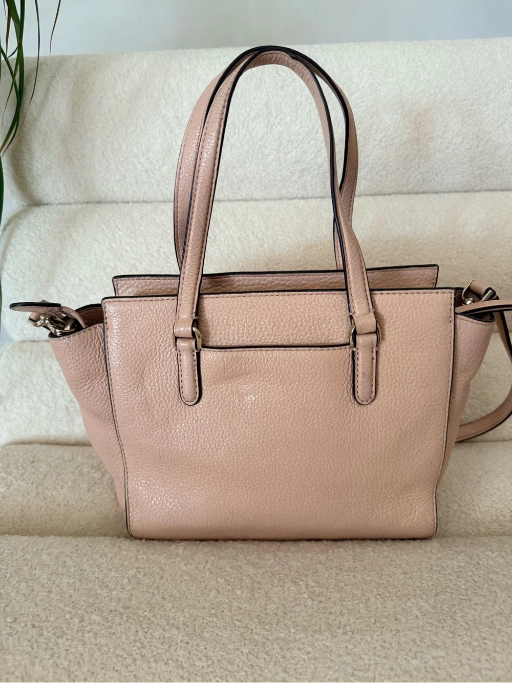 kate spade New York Jackson Medium Satchel - Blush Pink Leather